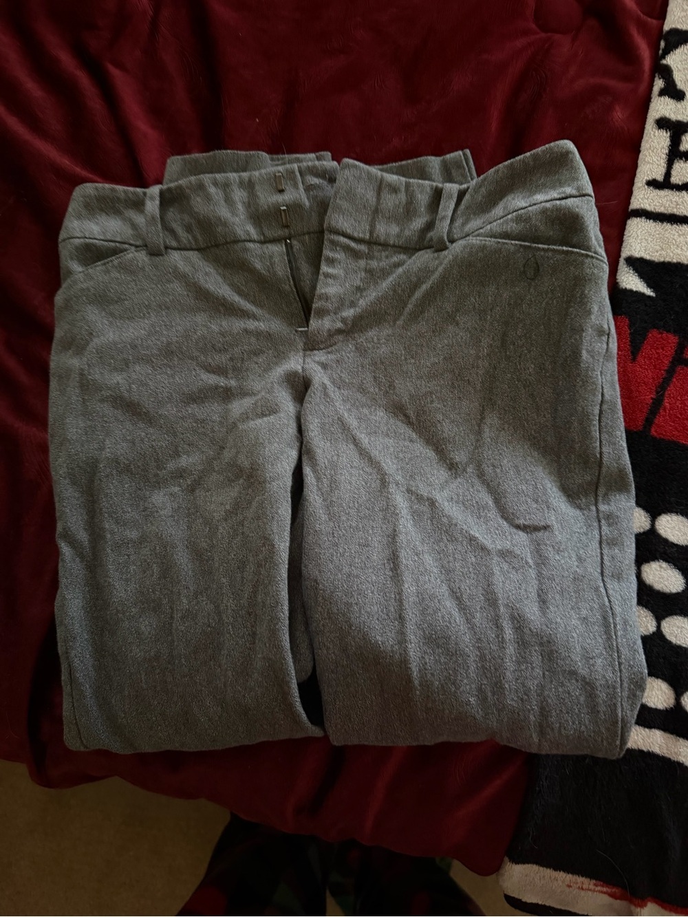 Merona Gray Stretch Dress Pants